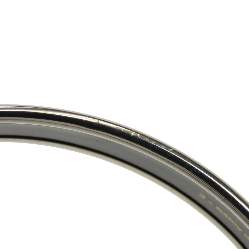 Hermes Bracelet Enamel PM Metal Blue Silver Cloisonne Bangle — view 8