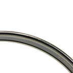 Hermes Bracelet Enamel PM Metal Blue Silver Cloisonne Bangle — view 8