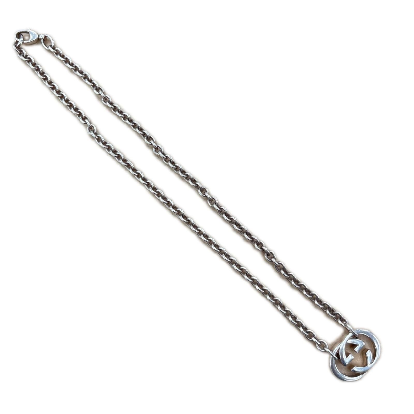 Gucci Interlocking G Necklace Silver