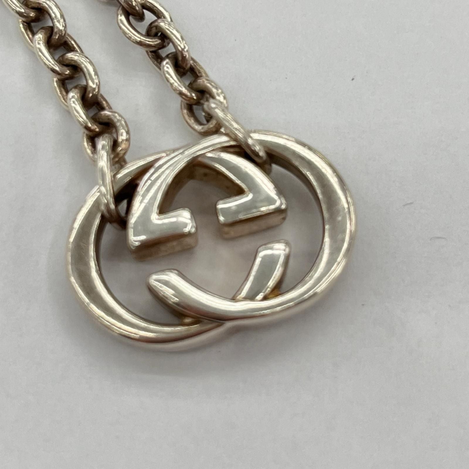 Gucci Interlocking G Necklace Silver — view 2