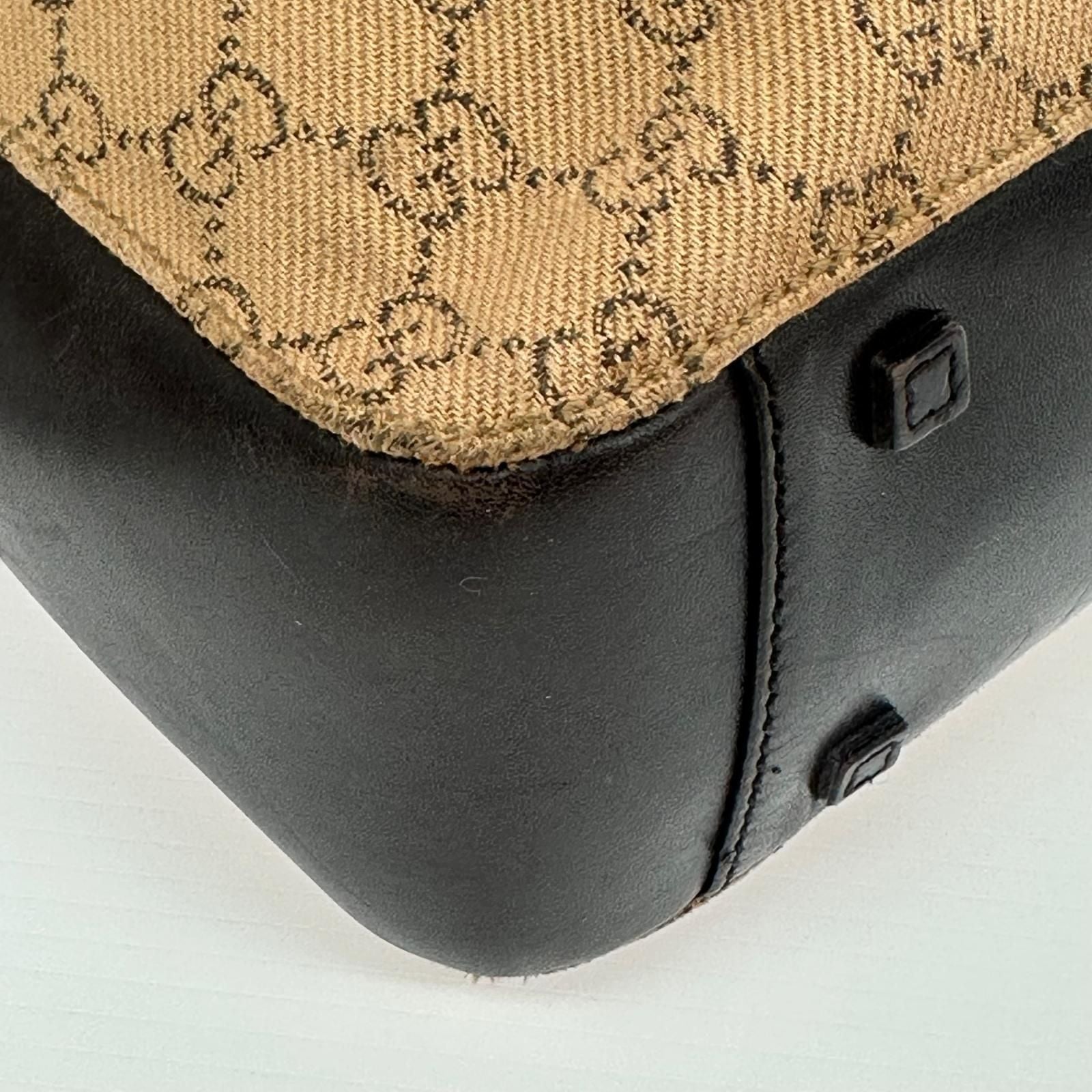 Gucci Bag Handbag Canvas Brown — view 6