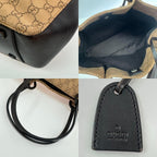 Gucci Bag Handbag Canvas Brown — view 7