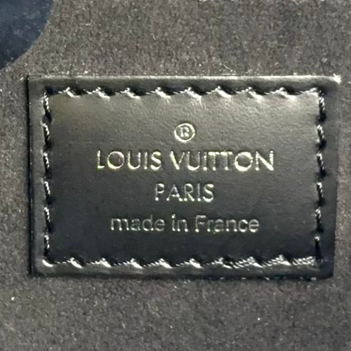 Louis Vuitton Pochette Montaigne Epi Noir Leather Black Shoulder Bag Silver — view 4