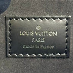 Louis Vuitton Pochette Montaigne Epi Noir Leather Black Shoulder Bag Silver — view 4