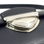 Louis Vuitton Pochette Montaigne Epi Noir Leather Black Shoulder Bag Silver — view 5
