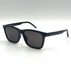 Saint Laurent Paris Square Wellington Acetate Metal Silver Dark Gray Black — view 2
