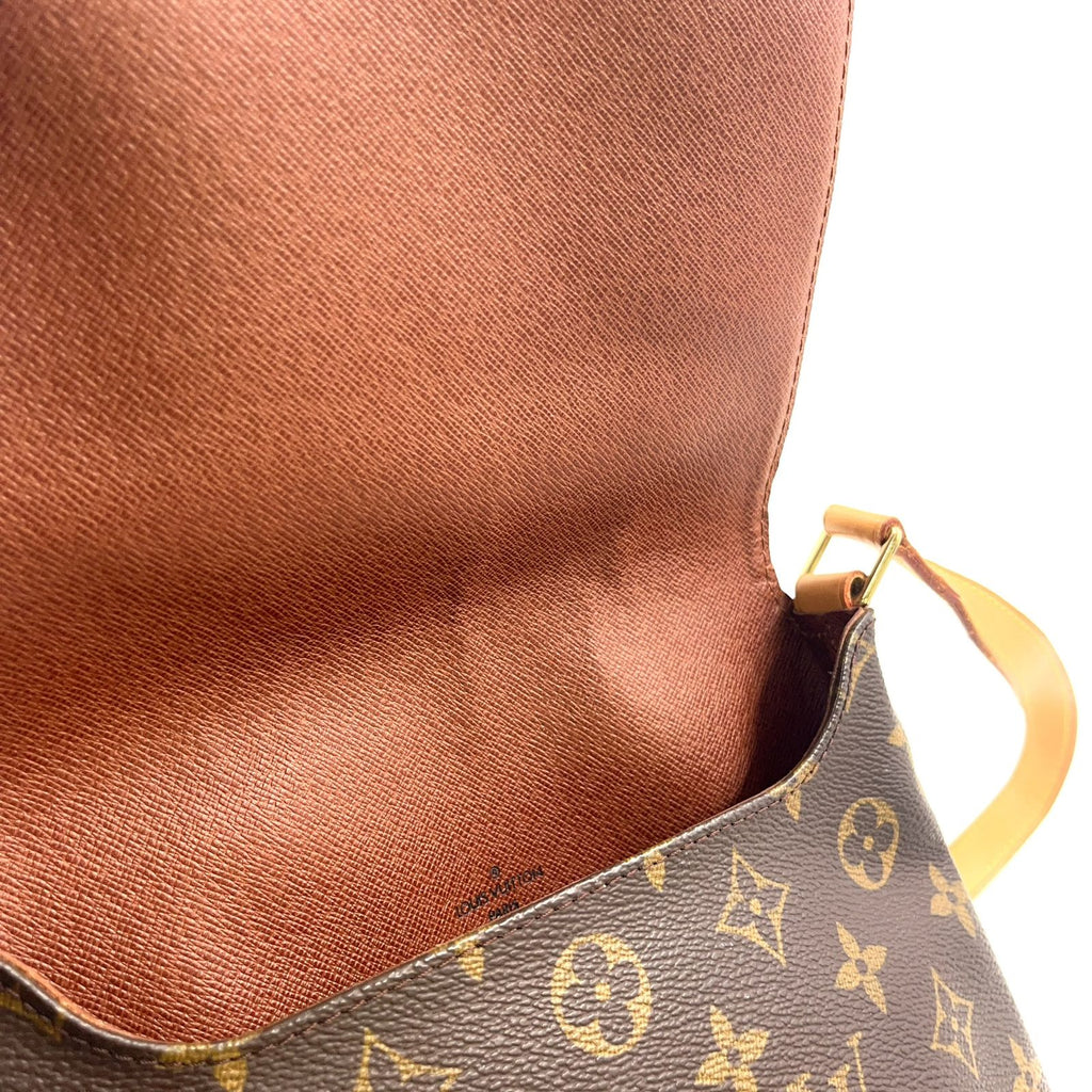 Louis Vuitton Musette Salsa Short Strap Monogram Leather Brown Shoulder Bag Gold — view 6