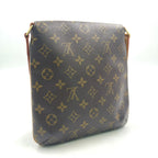 Louis Vuitton Musette Salsa Short Strap Monogram Leather Brown Shoulder Bag Gold — view 2