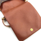 Louis Vuitton Musette Salsa Short Strap Monogram Leather Brown Shoulder Bag Gold — view 7