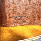 Louis Vuitton Musette Salsa Short Strap Monogram Leather Brown Shoulder Bag Gold — view 4