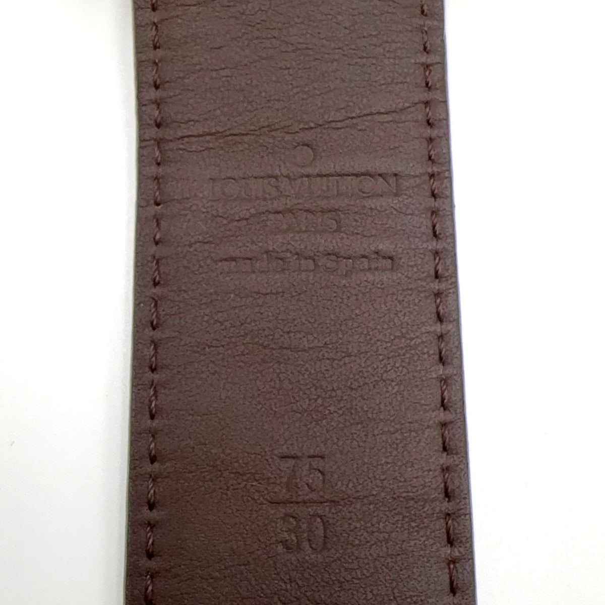 Louis Vuitton Ceinture Brown Belt Gold — view 2
