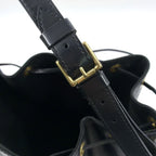 Louis Vuitton Noe Epi Noir Leather Black Shoulder Bag Gold — view 7