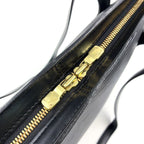 Louis Vuitton Lussac Epi Noir Leather Black Shoulder Bag Gold — view 6