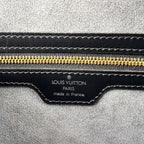Louis Vuitton Lussac Epi Noir Leather Black Shoulder Bag Gold — view 4