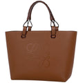 Loewe Handbag Anagram 2-Way Leather Brown