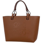 Loewe Handbag Anagram 2-Way Leather Brown