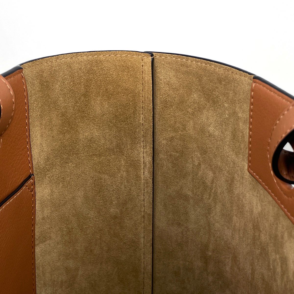 Loewe Handbag Anagram 2-Way Leather Brown — view 6