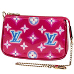 Louis Vuitton Mini Pochette Accessoires Pouch Monogram Vernis Fuchsia
