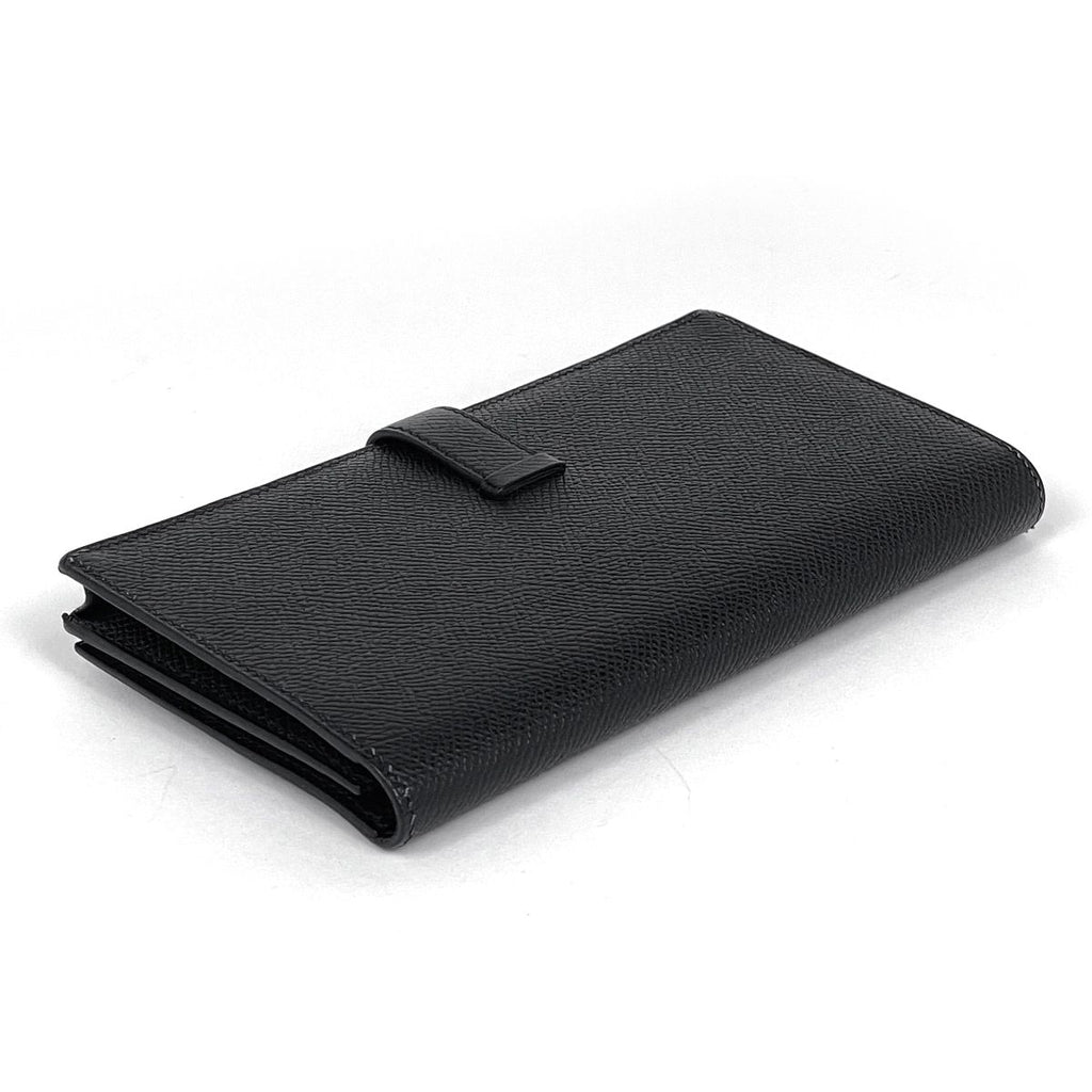 Hermes Bearn Soufflet Wallet Bifold Veau Epsom Black — view 2