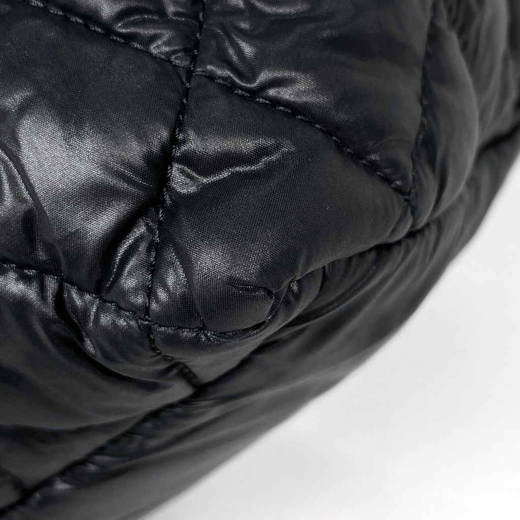 Chanel Tote Coco Cocoon Small CC Logo Nylon Black — view 3