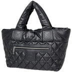Chanel Tote Coco Cocoon Small CC Logo Nylon Black