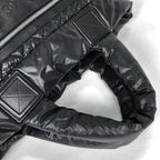 Chanel Tote Coco Cocoon Small CC Logo Nylon Black — view 6