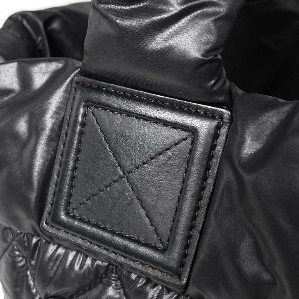 Chanel Tote Coco Cocoon Small CC Logo Nylon Black — view 4