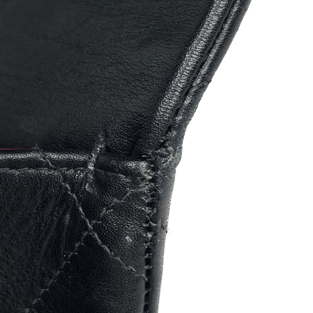 Chanel Shoulder Bag Big Quilted CC Logo Leather Black — view 6