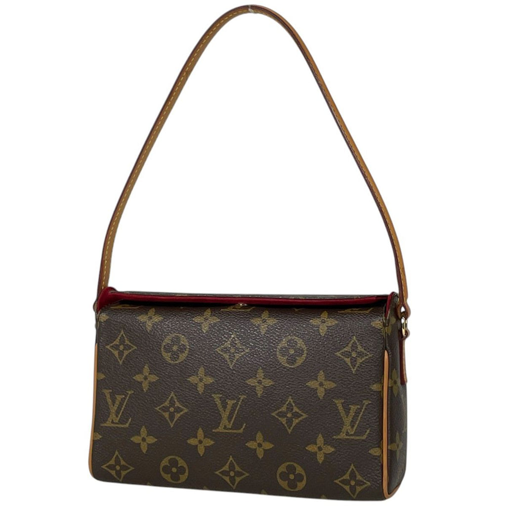 Louis Vuitton Recital Shoulder Bag Handle Monogram Brown