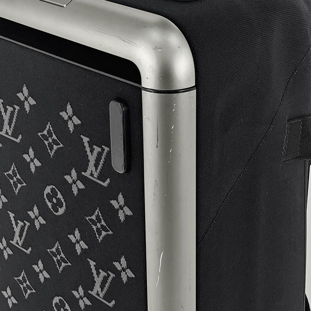 Louis Vuitton Horizon Soft Travel Bag Monogram Eclipse Leather Noir — view 5