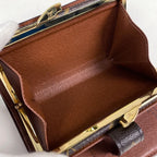 Louis Vuitton Porte Monnaie Billets Viennois Bifold Wallet Kiss Lock Monogram — view 5
