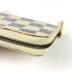 Louis Vuitton Zippy Coin Purse Damier Azur White — view 4
