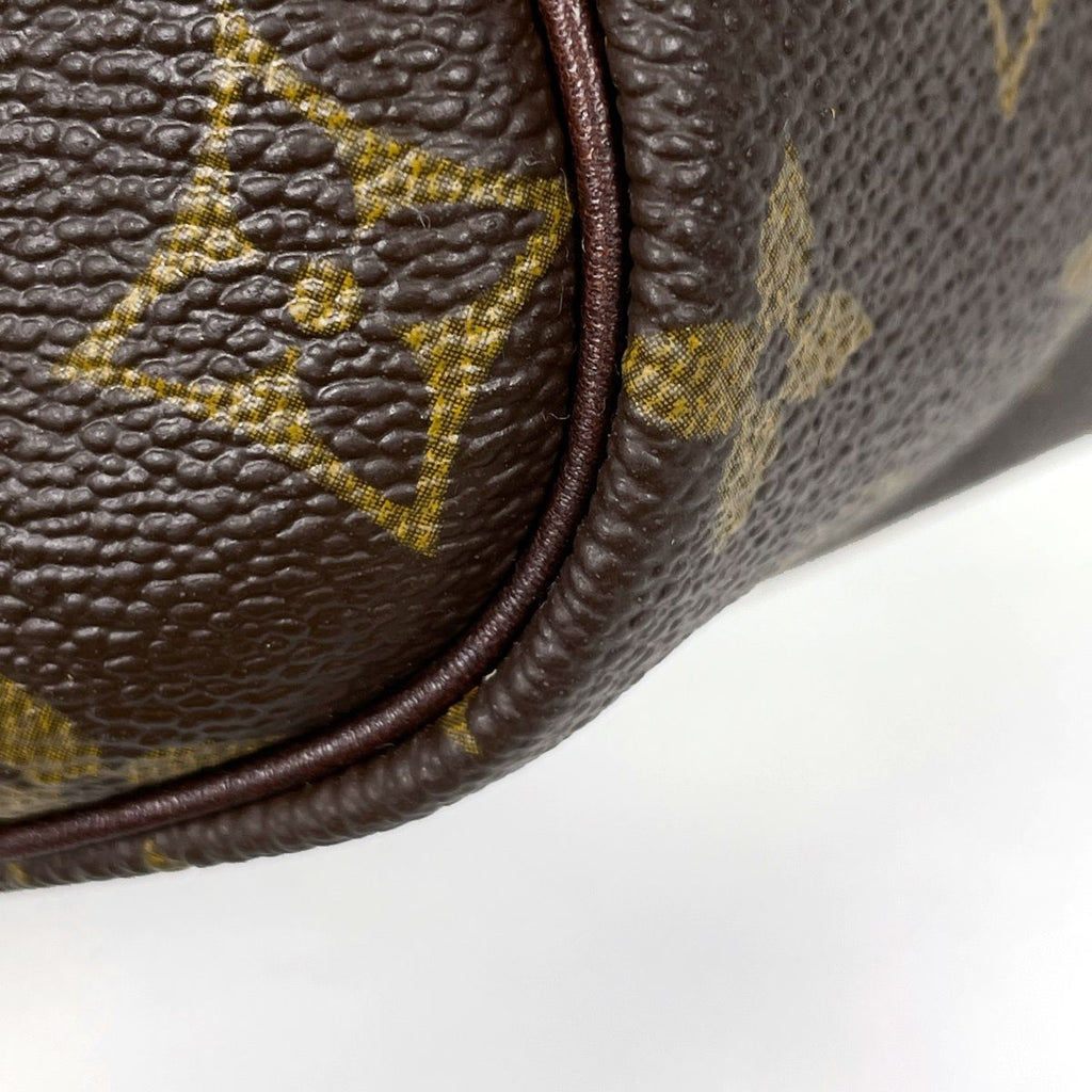Louis Vuitton Deauville Handbag Handle Bowling Vanity Monogram Brown — view 3