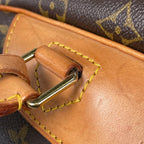 Louis Vuitton Deauville Handbag Handle Bowling Vanity Monogram Brown — view 4