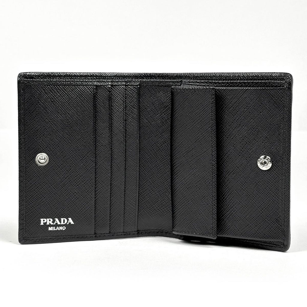 Prada Bifold Wallet Nylon Nero — view 6