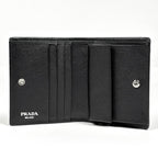 Prada Bifold Wallet Nylon Nero — view 6