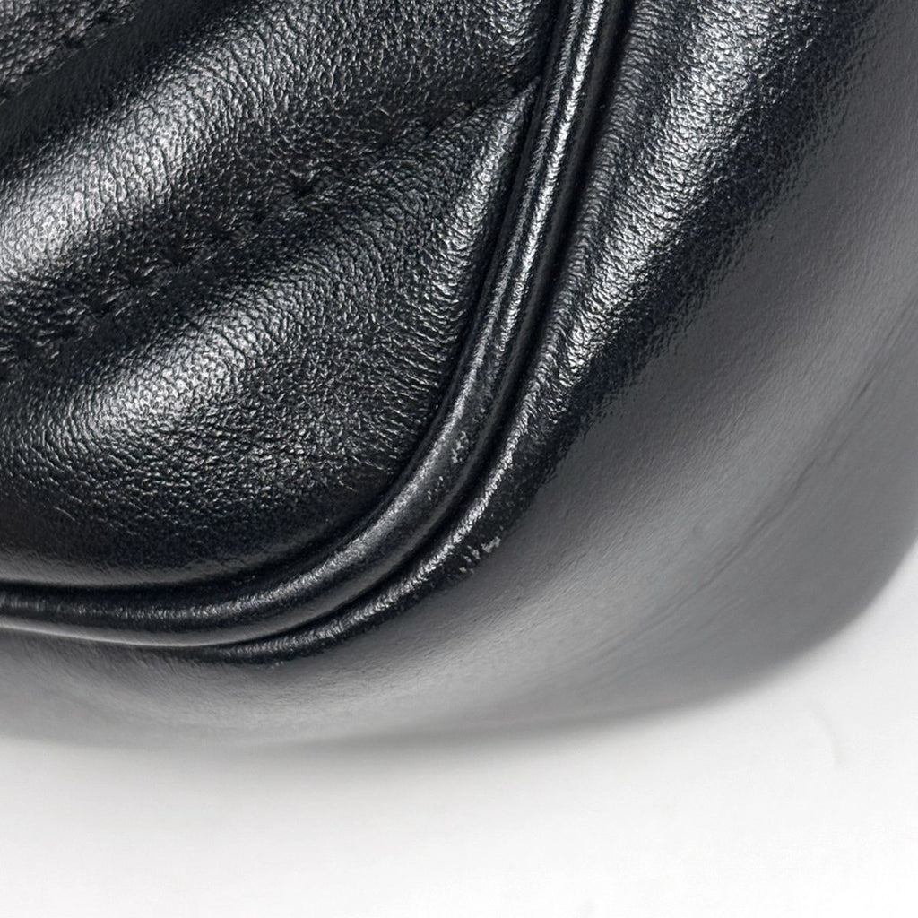 Saint Laurent Shoulder Bag Lou Fringe Leather Black — view 3