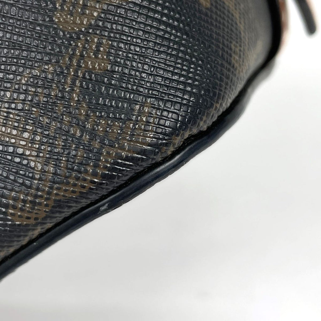 Celine Shoulder Bag Triomphe Teen Cabas de France Brown — view 3