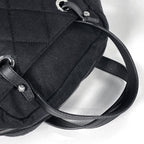 Chanel Handbag CC Logo Fabric Black — view 6