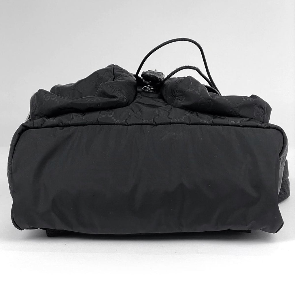 Gucci Backpack GG Pattern Nylon Black — view 3