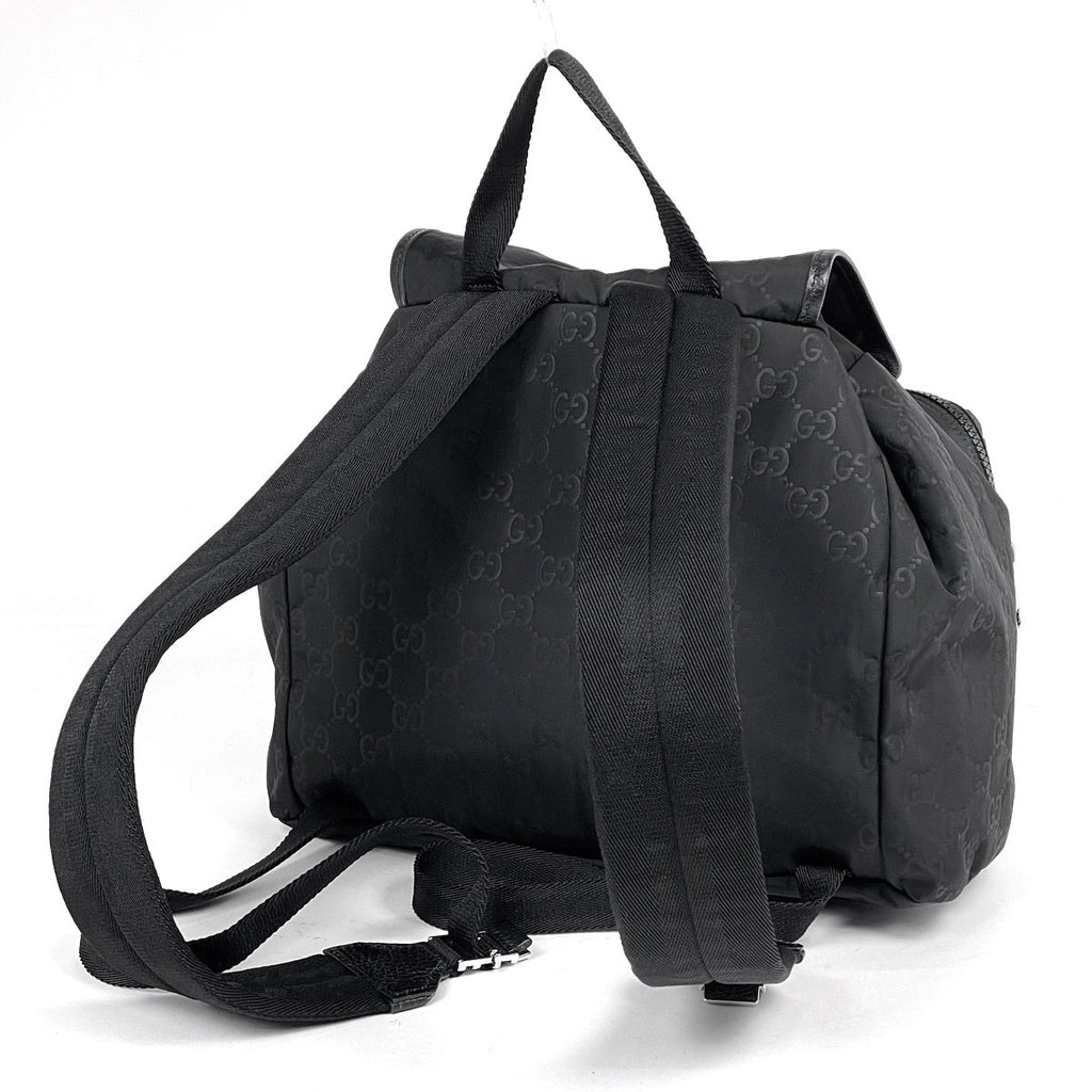 Gucci Backpack GG Pattern Nylon Black — view 2