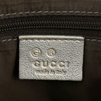 Gucci Shoulder Bag Guccissima Leather Silver — view 8