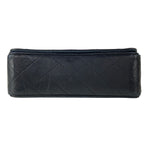 Chanel Shoulder Bag Mini Quilted Black Gold Chain Full Flap Turnlock Lambskin — view 5