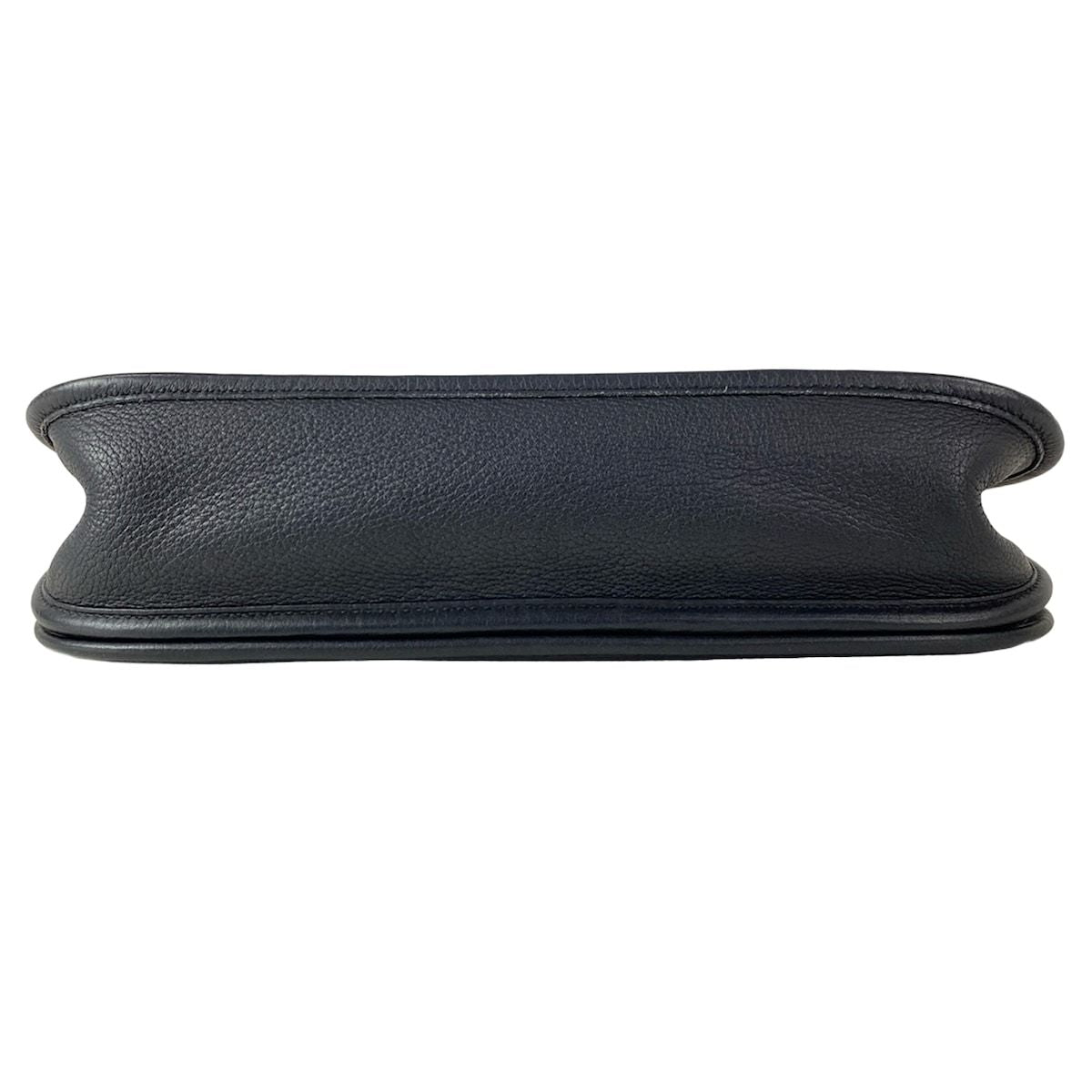 Hermes Shoulder Bag Evelyne PM Black Silver — view 5