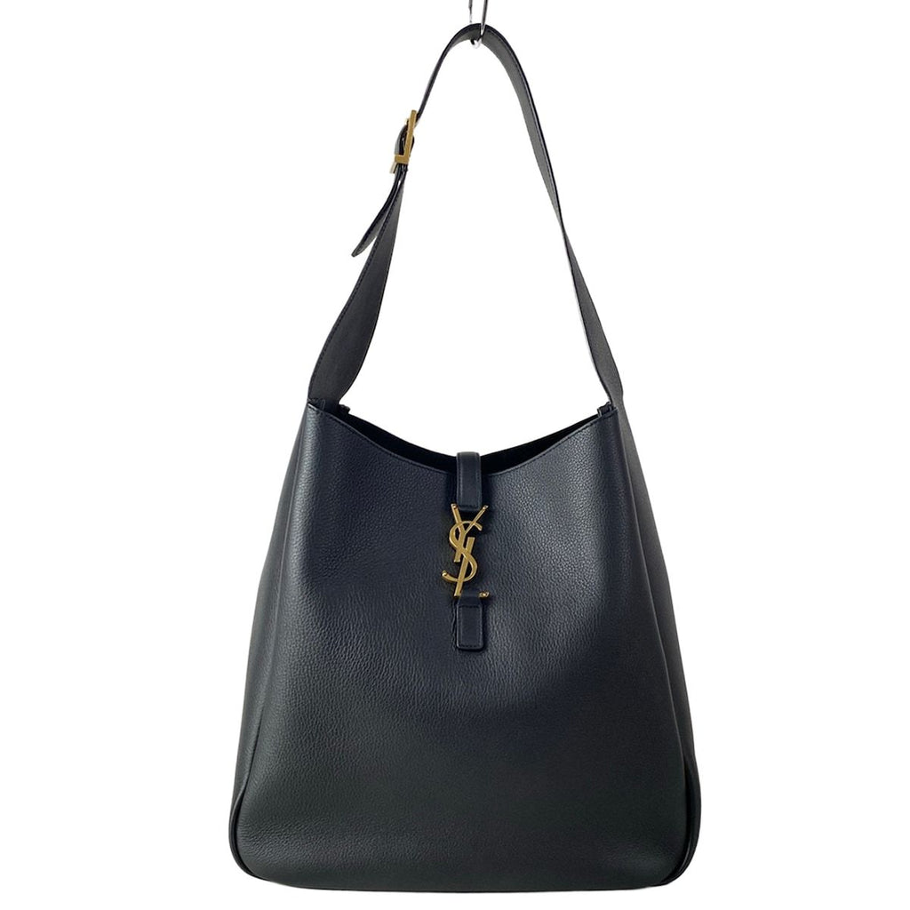 Saint Laurent Paris Shoulder Bag Le 5 a 7 Soft Large Black Leather