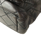 Chanel Tote Quilted Black Gold Lambskin — view 6