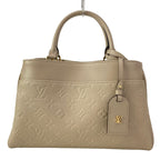 Louis Vuitton Tote Monogram Empreinte Avenue PM Tourterelle Leather