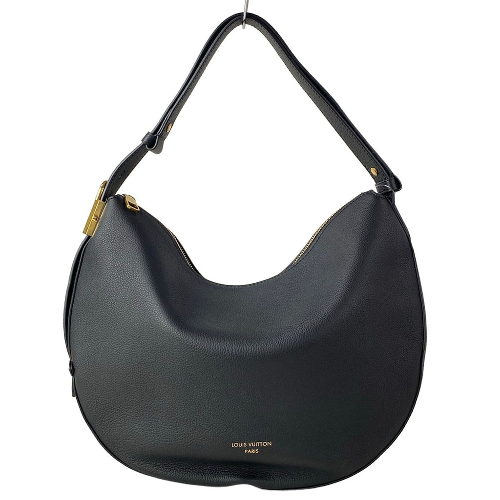 Louis Vuitton Shoulder Bag Lowkey Cookie MM Noir Leather Cowhide