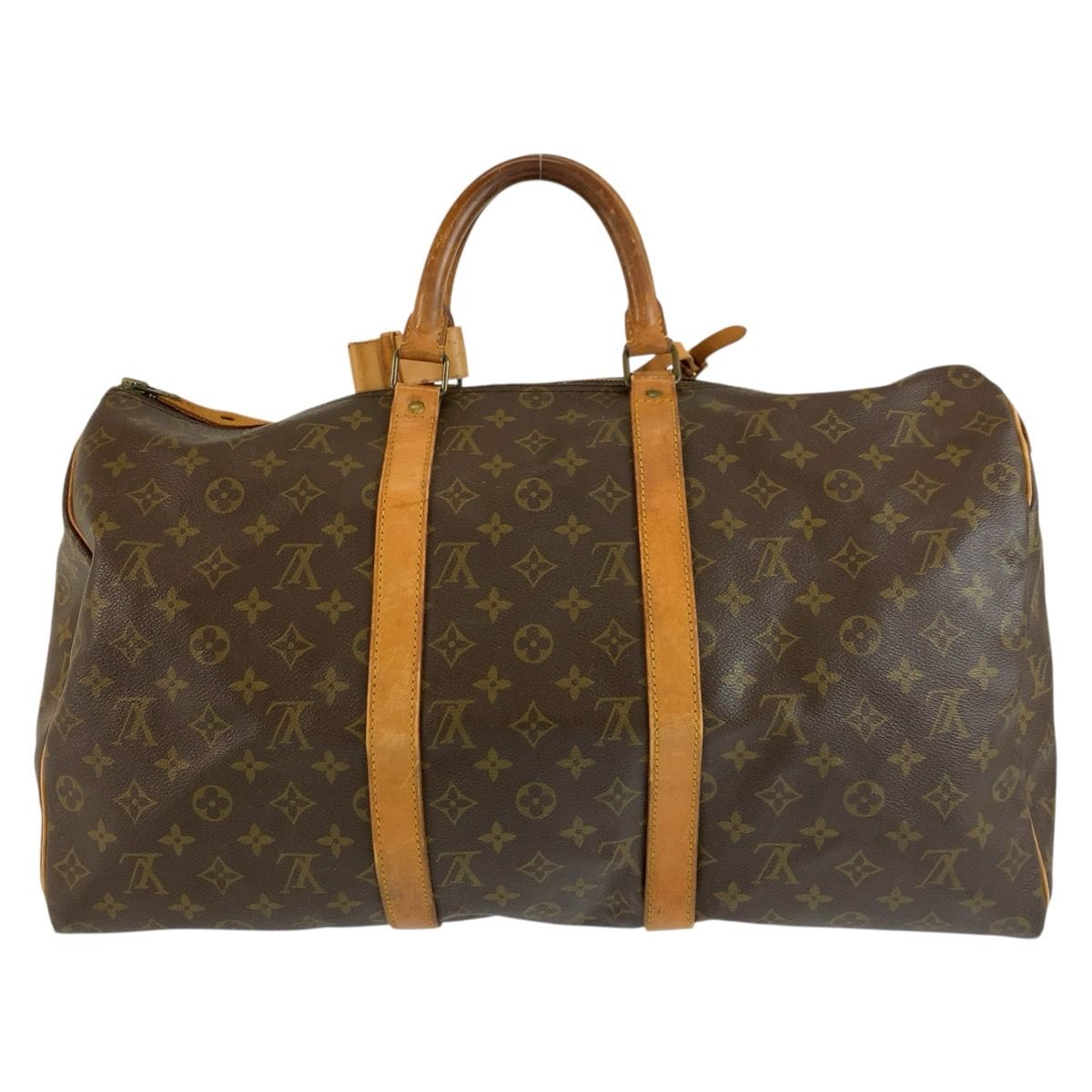 Louis Vuitton Monogram Keepall 50 Brown Gold Boston Bag — view 2