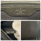 Louis Vuitton Taiga Roman MM Gray Silver Shoulder Bag — view 3
